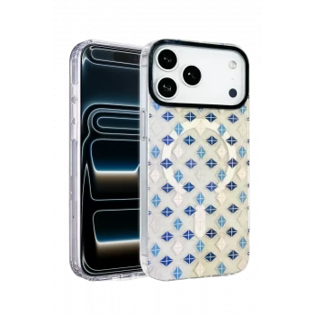 Onegif Apple iPhone 17 Pro Desina Magsafe Kapak - Desen 4