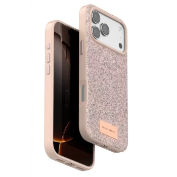 Onegif Apple iPhone 17 Pro Max Bright Simli Kapak - Pembe