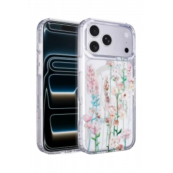Onegif Apple iPhone 17 Pro Max Desina Magsafe Kapak - Desen 1