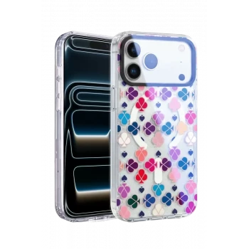 Onegif Apple iPhone 17 Pro Max Desina Magsafe Kapak - Desen 3