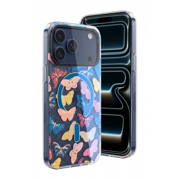 Onegif Apple iPhone 17 Pro Max Desina Magsafe Kapak - Desen 5