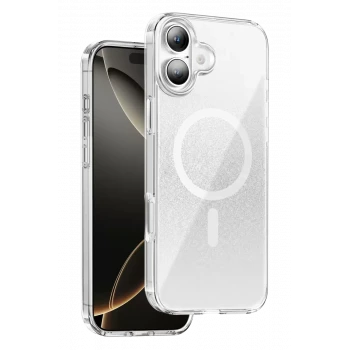 Onegif Apple iPhone 17 Sora Simli Magsafe Kapak - Beyaz