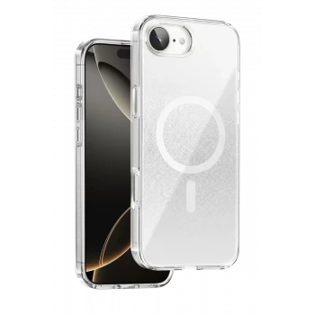 Onegif Apple iPhone 17E Sora Simli Magsafe Kapak - Beyaz