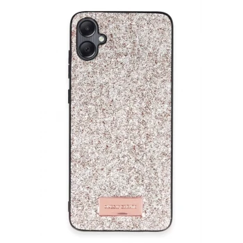 Onegif Samsung Galaxy A05 Bright Simli Kapak - Gold
