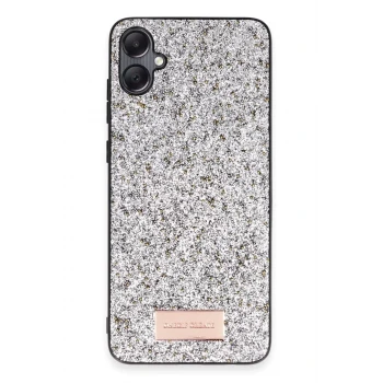 Onegif Samsung Galaxy A05 Bright Simli Kapak - Gümüş