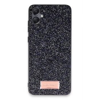Onegif Samsung Galaxy A05 Bright Simli Kapak - Siyah