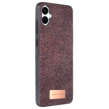 Onegif Samsung Galaxy A06 Bright Simli Kapak - Derin Mor