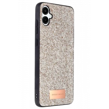 Onegif Samsung Galaxy A06 Bright Simli Kapak - Gold