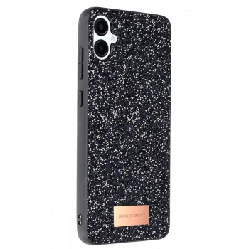 Onegif Samsung Galaxy A06 Bright Simli Kapak - Siyah