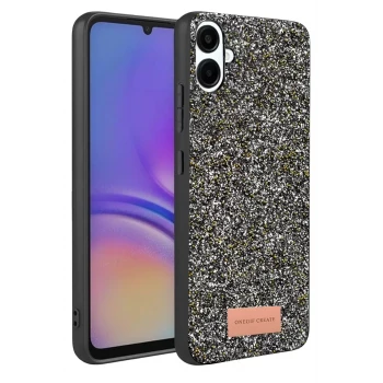 Onegif Samsung Galaxy A07 4G Bright Simli Kapak - Gold
