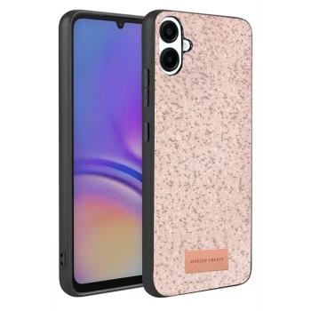 Onegif Samsung Galaxy A07 4G Bright Simli Kapak - Pembe