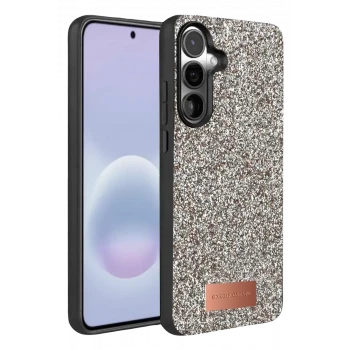 Onegif Samsung Galaxy A37 5G Bright Simli Kapak - Gümüş
