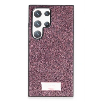 Onegif Samsung Galaxy S23 Ultra Bright Simli Kapak - Derin Mor
