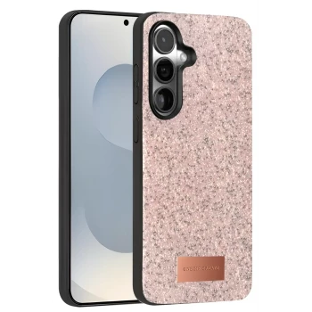 Onegif Samsung Galaxy S25 Plus Bright Simli Kapak - Pembe