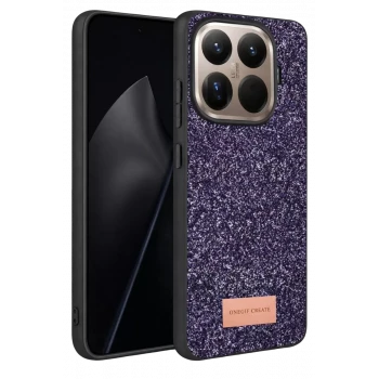Onegif Xiaomi Mi 15T Pro Bright Simli Kapak - Derin Mor