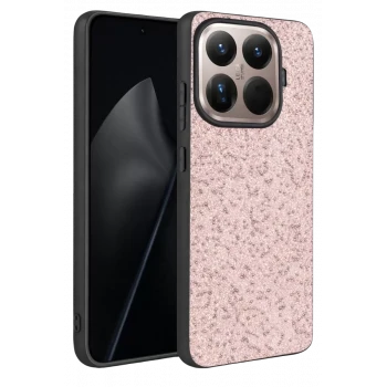 Onegif Xiaomi Mi 15T Pro Bright Simli Kapak - Pembe