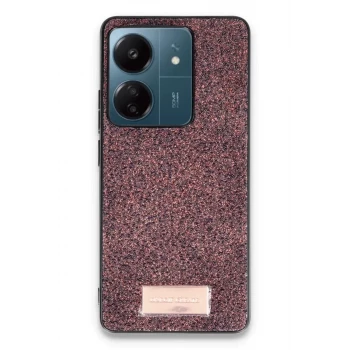 Onegif Xiaomi Redmi 13C Bright Simli Kapak - Derin Mor