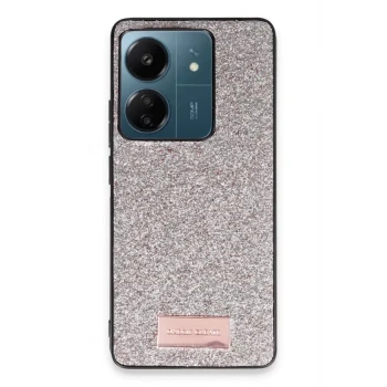 Onegif Xiaomi Redmi 13C Bright Simli Kapak - Gold