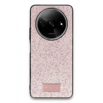 Onegif Xiaomi Redmi A3 4G Bright Simli Kapak - Pembe