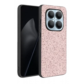 Onegif Xiaomi Redmi Note 15 Pro 5G Bright Simli Kapak - Pembe
