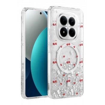 Onegif Xiaomi Redmi Note 15 Pro 5G Misk Simli Magsafe Kapak - Desen 5