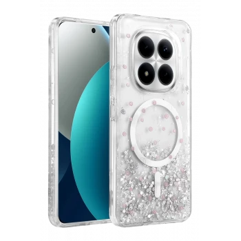 Onegif Xiaomi Redmi Note 15 Pro Plus 5G Misk Simli Magsafe Kapak - Desen 1