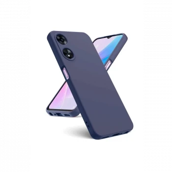 Oppo A38 Kılıf First Silikon - Lacivert