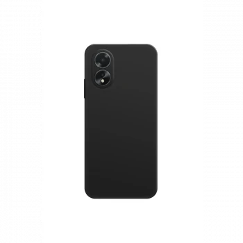 Oppo A38 Kılıf First Silikon - Siyah