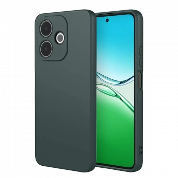 Oppo A5 Pro 4G First Silikon - Koyu Yeşil