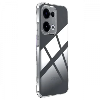 Oppo A6 Pro 4G Lüx Şeffaf Silikon - Şeffaf