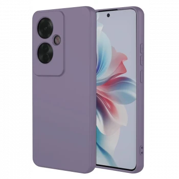 Oppo Reno 11F Kılıf First Silikon - Lila