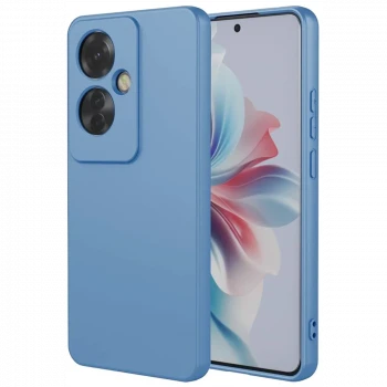Oppo Reno 11F Kılıf First Silikon - Mavi