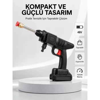 Orijinal 48V Şarjlı Basınçlı Temizlik Tabancası 2025 A Kalite Seri