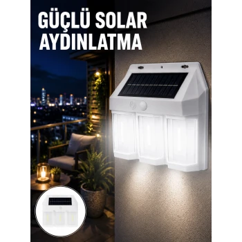 PIR Sensörlü Solar Lamba – Otomatik Şarj ve Gece Aydınlatma Yeni Nesil