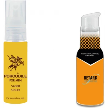 PORCODİLE SPRAY 20 CC + RETARD GLİDE JEL