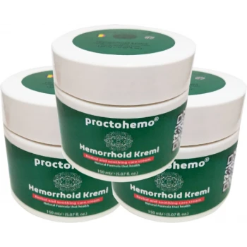 PROCTOHEMO KİŞİSEL KREM BÜYÜK BOY 150 ML X 3 ADET
