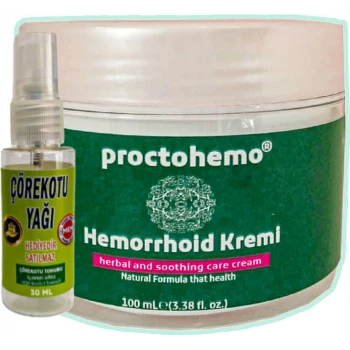 PROCTOHEMO KİŞİSEL KREMİ 100 ML + ÇÖREK OTU YAĞI 30 ML