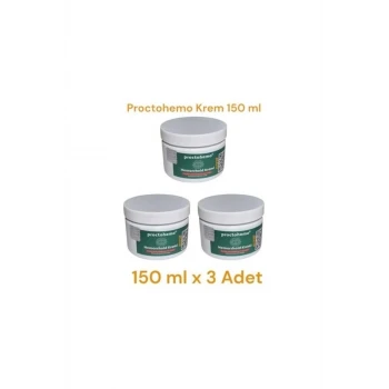 Proctohemo Rahatlatıcı Krem 150 ml x 3 Adet