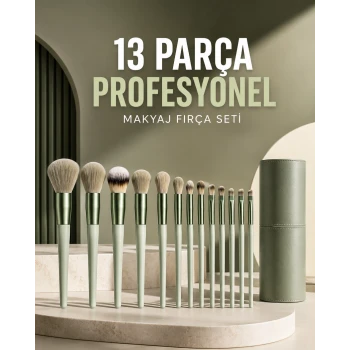 Profesyonel Makyaj Fırça Seti 13 Parça Yumuşak Kıllı Fırça Seti Far Fırçası
