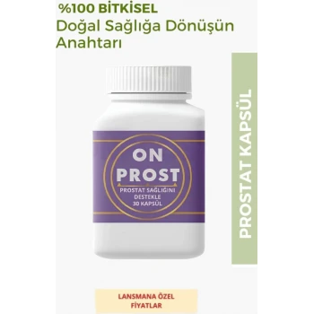 PROST PROSTAT1 KAPSÜL %100 BİTKİSEL 30’LU GIDA TAKVİYESİ