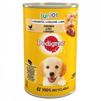 Puppy Tavuklu Soslu Yavru Köpek Konservesi 12 Adet 400 Gr