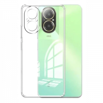 Realme 12 Lite Kılıf Lüx Şeffaf Silikon