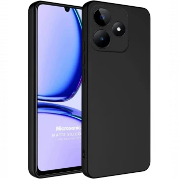Realme C61 Kılıf First Silikon - Siyah