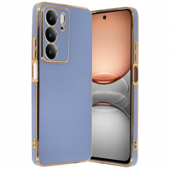 Realme C75 4G Kılıf Volet Silikon - Mavi