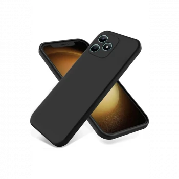 Realme Note 50 4G Kılıf First Silikon - Siyah