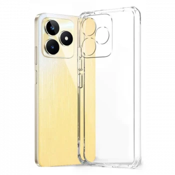 Realme Note 50 4G Kılıf Lüx Şeffaf Silikon