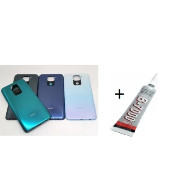 REDMİ NOTE 9 Arka Batarya Pil Kapağı SİYAH (B7000
