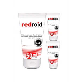 Redroıd  Doğal Özel Masaj Bakım Kremi 50 ml x 3 adet