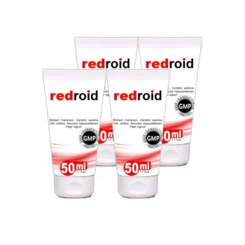 Redroıd  Doğal Özel Masaj Bakım Kremi 50 ml x 4 adet