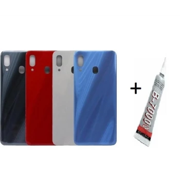 SAMSUNG A30S Arka Batarya Pil Kapağı SİYAH (B7000